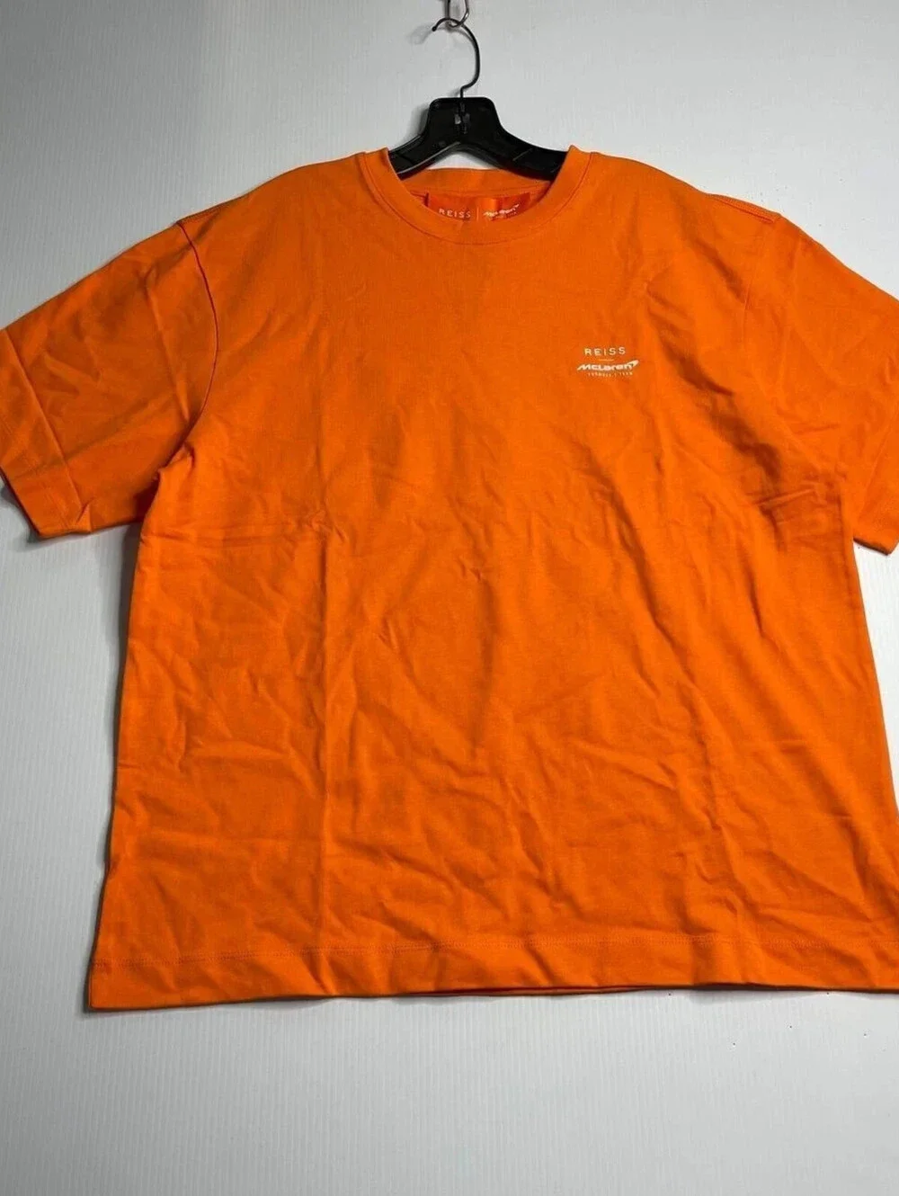 REISS McLaren F1 Traction Oversized Crew Neck T-Shirt Unisex Size M NWT $90